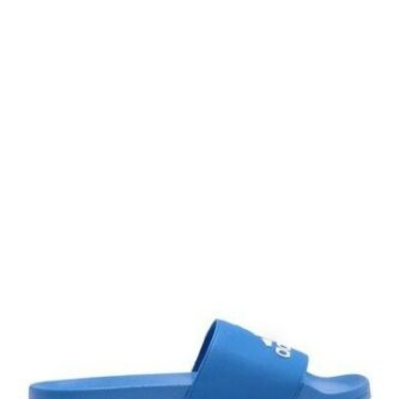 adidas Kids Adilette Shower Slide, Blue New - Picture 4 of 5